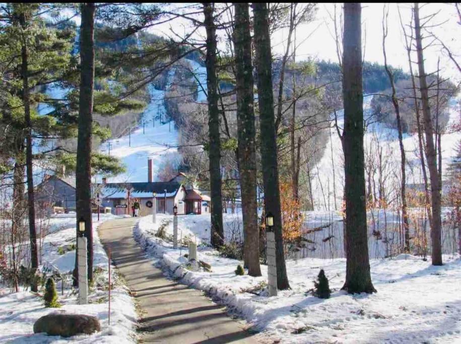 Attitash Mountain Village Studio - Slope View - Ski - Storyland Bartlett Dış mekan fotoğraf